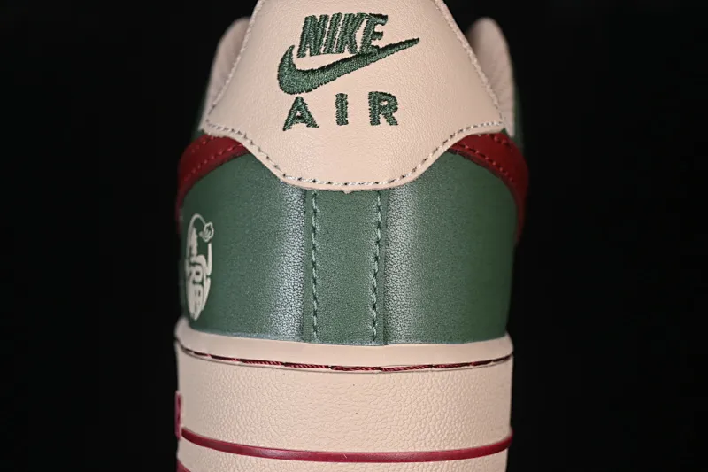 All categories Nk Air Force 1 Air Force series Nk Air Force 1 Low Air Force low top Nike Air Force 1'07 Low Year of the Horse limited edition Emerald green apricot red Air Force 1 low top casual sneakers NH0601-518